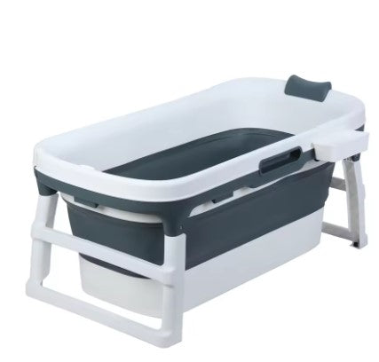 46″ Portable Collapsible Bathtub for Adults and Kids