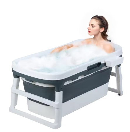 46″ Portable Collapsible Bathtub for Adults and Kids