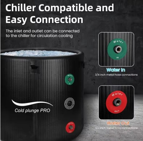 Cold Plunge PRO Water Chiller Compatible Ice Bath Tub