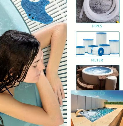 Hot Tub Scum Absorber - Reusable Spa Oil Absorbing Sponge, Floating Scum Ball for Jacuzzi & Bathroom Cleaning
