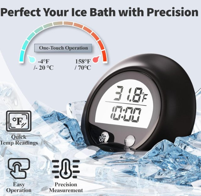 Cold Plunge Thermometer & Timer