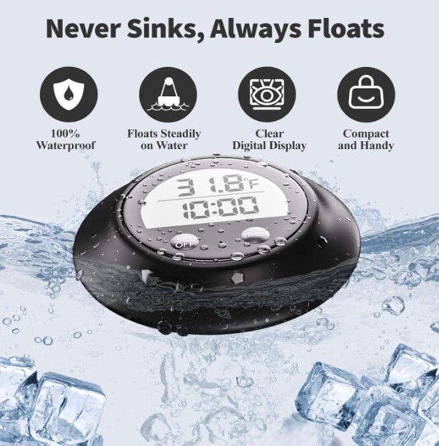 Cold Plunge Thermometer & Timer