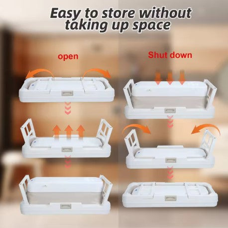 59″ Large Foldable Bathtub for Adults