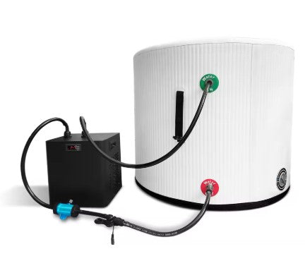 Foldable Cryotherapy Tub + 1/3 HP Chiller with Ozone Water Cooler