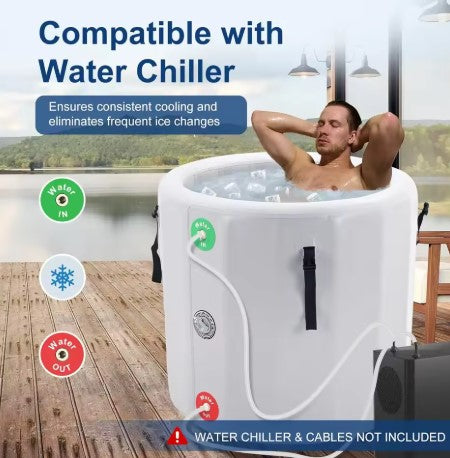 145 gal inflatable cold plunge tub