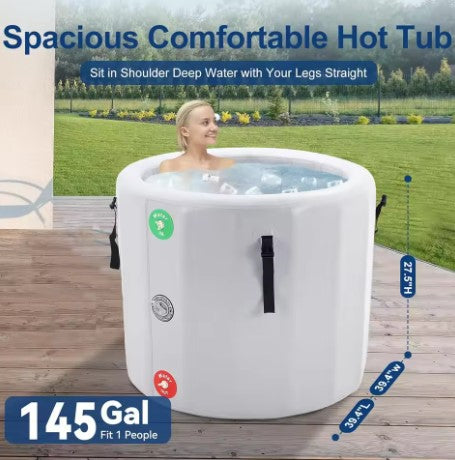145 gal inflatable cold plunge tub