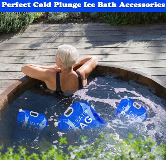 4‑pack reusable ice bath bags